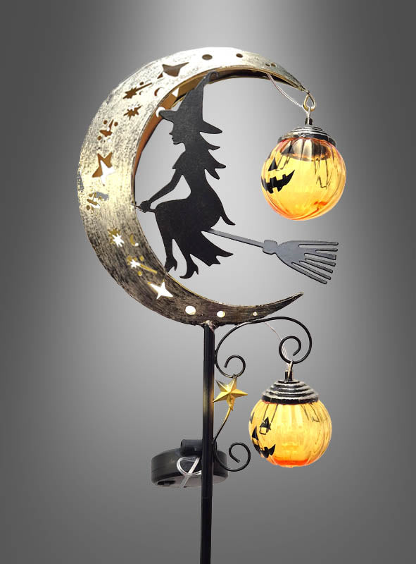 Solarleuchte Mond Halloween 85cm