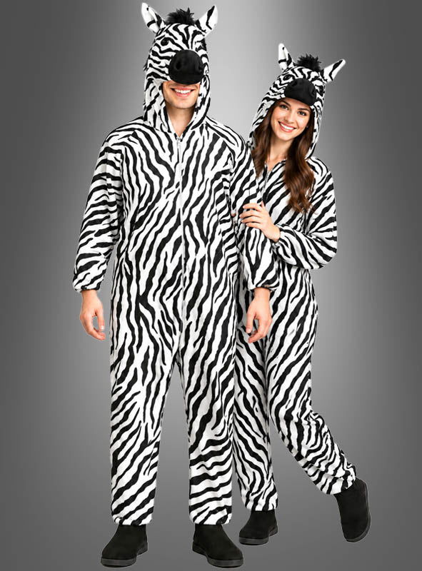 Deluxe Zebra Kostüm waschbar