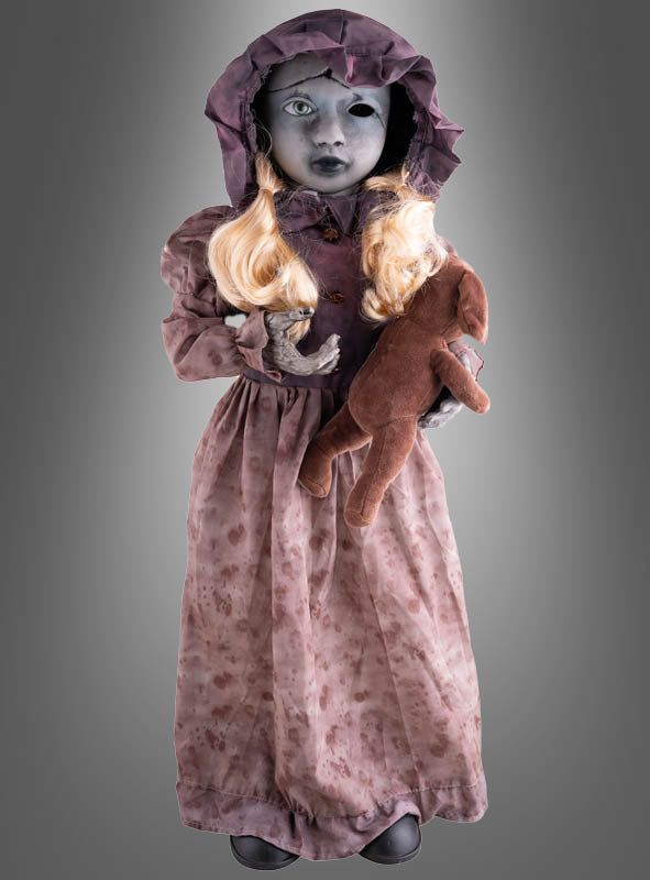 Horror Puppe 95cm mit drehendem Kopf