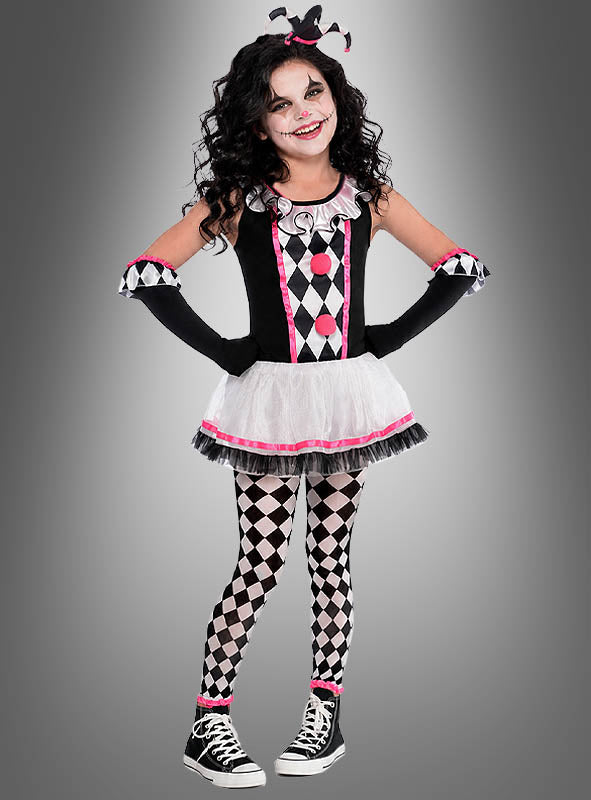 Pinky Clown Harlekin Kinderkostüm