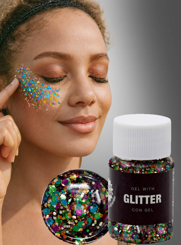 Glittergel Makeup versch. Farben