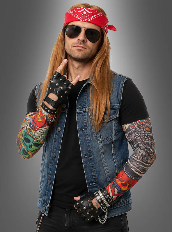80er Rockstar Kostüm Set Axel
