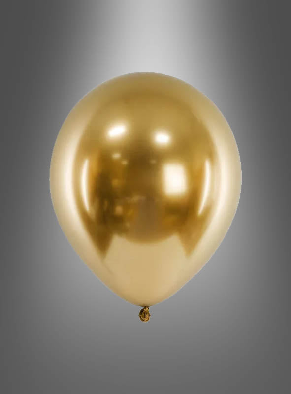 Glossy Glamour Luftballons 30cm gold 10 Stk.