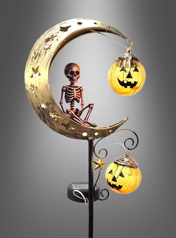 Solarleuchte Mond Halloween 85cm