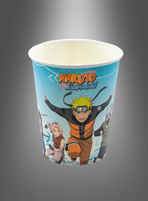 Wir stellen vor: den Naruto-Pappbecher 250 ml. Dieser farbenfrohe Pappbecher zeigt Figuren aus „Naruto Shippuden“ vor einem auffälligen blauen Hintergrund, ergänzt durch das Logo der Serie am oberen Rand – damit ist er perfekt für jede Anime-Party oder jeden Naruto-Kindergeburtstag.