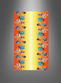 Die farbenfrohe Papiertischdecke „Dragon Ball“ zeigt Figuren aus „Dragon Ball Z“ in leuchtendem Blau und Orange, die in Reihen vor einem orange-gelben Farbverlauf angeordnet sind – perfekt als einzigartige Partydekoration (Partyartikel) oder um jeder Kindergeburtstagsfeier eine verspielte Note zu verleihen.