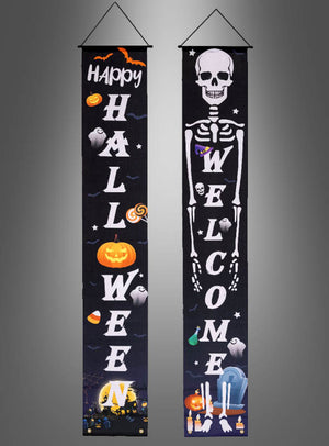 Halloween Banner 2er Pack Deko 180cm