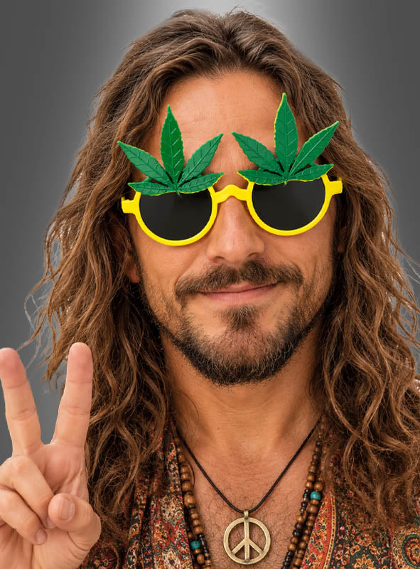 Cannabis Brille 70er Jahre