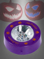 Die LED-Lichterkette „Licht für Deko Kürbis Beleuchtung“ ist eine violette Lichterkette im Halloween-Stil mit Kürbiskopf-Motiven und Halloween-Schriftzügen, ergänzt durch Farbwechsel-Effekte und zwei leuchtende Kürbisköpfe im Hintergrund – ein perfekter Dekoartikel für Ihre gruseligen Feste.