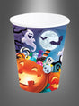 Sorgen Sie bei Ihrer gruseligen Feier für festliche Stimmung – mit den 6 süßen Halloween-Trinkbechern à 240 ml: Pappbecher mit Halloween-Motiven wie Kürbislaternen, Süßigkeiten, einem Geist, Fledermäusen und einem Vollmond auf dunklem Hintergrund. Diese Becher eignen sich perfekt als Kinder-Pappbecher für Halloween und verleihen Ihrer Halloween-Tischdekoration genau den richtigen Touch.