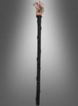 Der „Voodoo Stab Blutige Hand“ ist ein schwarzer Stab, an dessen Spitze eine detailgetreue, abgetrennte, blutige Hand mit gespreizten Fingern angebracht ist, die Knochen und Blut freilegt – damit ist er das perfekte Halloween-Accessoire für dein gruseliges Outfit.