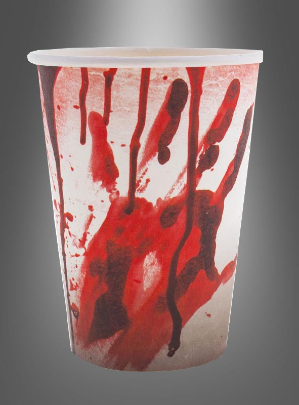 Wir präsentieren die „8 Stück blutige Pappbecher Halloween 200 ml“ – Pappbecher, die mit leuchtend roten Handabdrücken und blutähnlichen Streifen auf weißem Hintergrund verziert sind. Diese auffälligen Einweg-Pappbecher eignen sich perfekt als Halloween-Partydekoration und verleihen jedem festlich gedeckten Tisch eine gruselige Note.