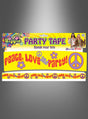 Verleihen Sie dem Ganzen mit den angegebenen Daten Farbe und Details: Das „Hippie Peace Love Party“-Band (6,10 Meter) besteht aus leuchtend gelbem Band, das mit dem farbenfrohen Schriftzug „Peace, Love and Party!“, Peace-Zeichen und Blumenmotiven verziert ist. Verpackt unter dem Label „Generation Hippie“ ist es das ideale Accessoire für jede 60er- oder 70er-Jahre-Motto-Party oder als lebhafte Dekoration für eine Hippie-Motto-Party. Dieses farbenfrohe Banner verleiht Ihrer Feier authentisches Retro-Flair!.