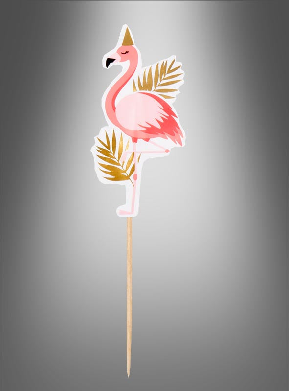 Verleihen Sie Ihrer nächsten Sommerparty mit dem Cocktailspieß-Set „Sommerparty Flamingo“ (12er-Set) eine festliche Note – mit Papierflamingos und goldenen Blättern auf Holzstäbchen, perfekt als auffällige Flamingo-Partydekoration oder als stilvolle Cocktailspieße mit Flamingo-Motiv vor einem grauen Farbverlaufshintergrund.