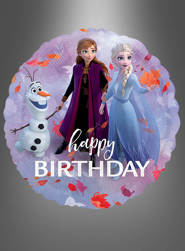 Verschönern Sie jede Feier zum Thema „Disney Eiskönigin“ mit dem „Elsa Happy Birthday“-Folienballon (43 cm) – einem runden Geburtstagsballon mit den „Eiskönigin“-Figuren Anna, Elsa und Olaf, umgeben von Herbstblättern und dem Schriftzug „happy BIRTHDAY“ auf leuchtend violettem Hintergrund. Dieser auffällige „Eiskönigin II“-Partyballon ist perfekt, um jeder Party einen Hauch von Magie zu verleihen.
