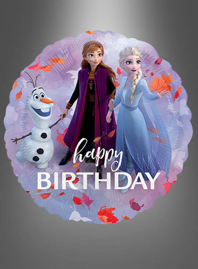 Verschönern Sie jede Feier zum Thema „Disney Eiskönigin“ mit dem „Elsa Happy Birthday“-Folienballon (43 cm) – einem runden Geburtstagsballon mit den „Eiskönigin“-Figuren Anna, Elsa und Olaf, umgeben von Herbstblättern und dem Schriftzug „happy BIRTHDAY“ auf leuchtend violettem Hintergrund. Dieser auffällige „Eiskönigin II“-Partyballon ist perfekt, um jeder Party einen Hauch von Magie zu verleihen.
