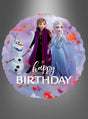 Verschönern Sie jede Feier zum Thema „Disney Eiskönigin“ mit dem „Elsa Happy Birthday“-Folienballon (43 cm) – einem runden Geburtstagsballon mit den „Eiskönigin“-Figuren Anna, Elsa und Olaf, umgeben von Herbstblättern und dem Schriftzug „happy BIRTHDAY“ auf leuchtend violettem Hintergrund. Dieser auffällige „Eiskönigin II“-Partyballon ist perfekt, um jeder Party einen Hauch von Magie zu verleihen.