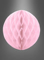 Eine pastellfarbene Wabenball-Partydekoration (20–40 cm) in Rosa – perfekt als stilvolle Papierdekoration – ist auf einem grauen Farbverlauf zentriert. Diese pastellfarbenen Wabenbälle eignen sich ideal als Partydekoration für jede Veranstaltung.
