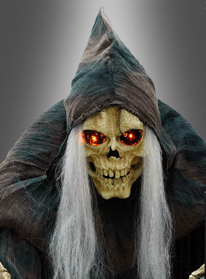Deutschsprachiger Reaper 182cm mit Sense Animatronic