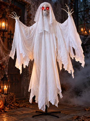 Lebensgroßer Halloween Geist animiert 165cm