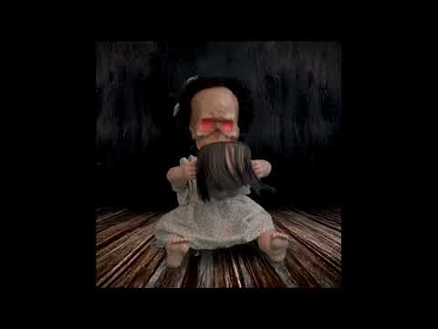Horrorpuppe 40cm animiert mit zwei Gesichtern