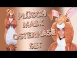 Deluxe Hasenmaske Kopf Set waschbar