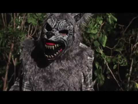 Werwolf Ani-Motion Maske grau