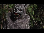 Werwolf Ani-Motion Maske grau