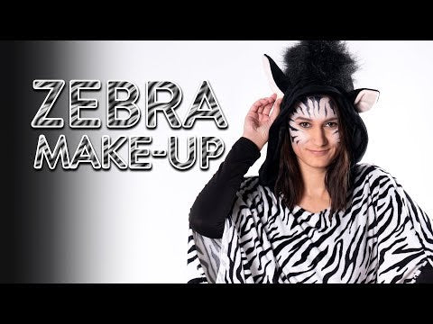 Zebra Set mit Schwanz und Ohren
