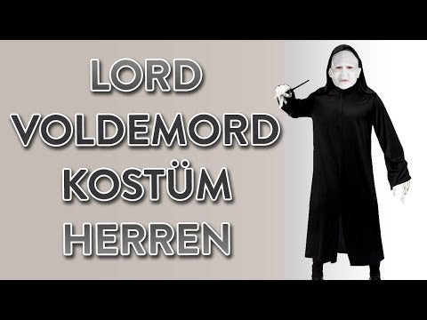 Herren Lord Voldemort Kostüm aus Harry Potter