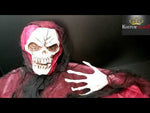 Roter Dämon 195cm Halloween Deko