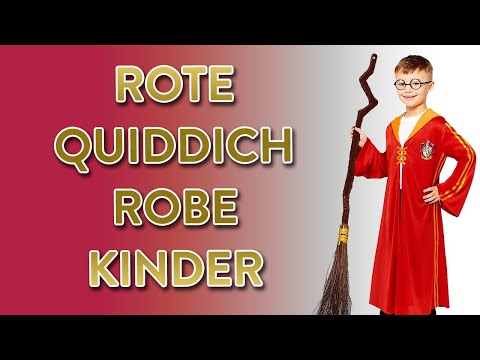 Rote Quidditch Robe Kinder aus Harry Potter