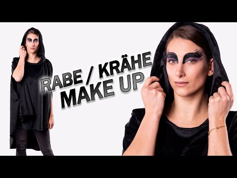 Haarreif mit Rabe und Federn