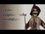 Lachende Vogelscheuche 183cm mit Animation