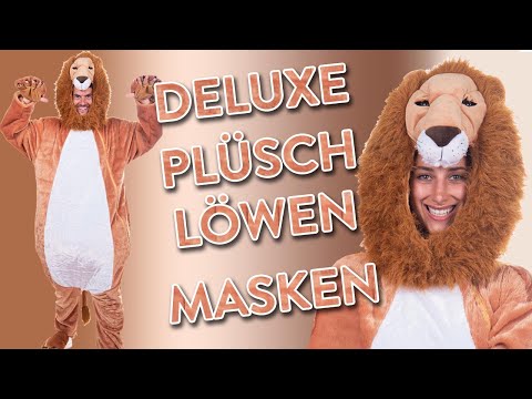 Löwen Kopf und Schwanz aus Plüsch waschbar