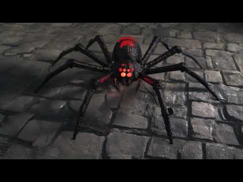 Terror Spinne 70cm Tarantula mit Licht & Ton