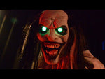 Riesiger Horror Clown mit Puppe 240cm Animatronic