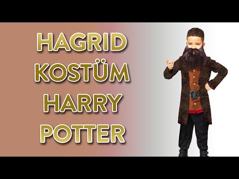 Kinder Hagrid Kostüm aus Harry Potter