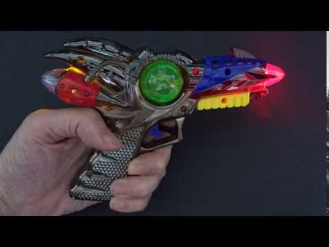 Space Pistole mit Licht und Sound