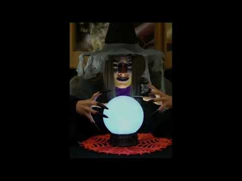 Magische Wahrsagerkugel mit Licht und Sound