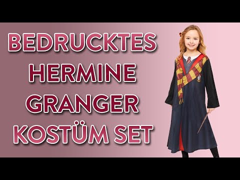 Bedrucktes Hermine Granger Kostüm Set