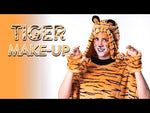 Tiger Poncho aus hochwertigem Plüsch S-XXXL