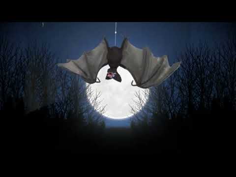 Animierte Fledermaus 80cm