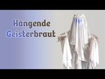 Hängende Geisterbraut 120cm mit LED Augen