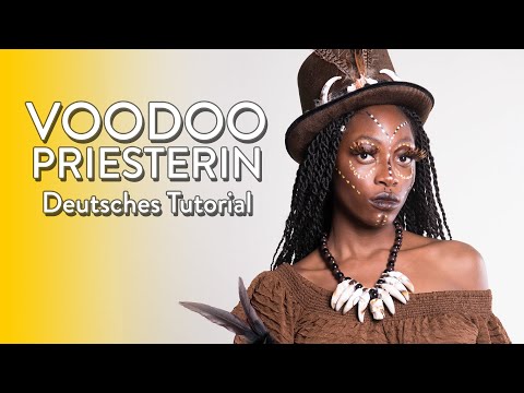 Voodoo Zylinder mit Zöpfen