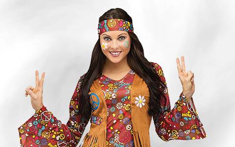 Hippie Kostüm Damen kaufen » Kostümpalast