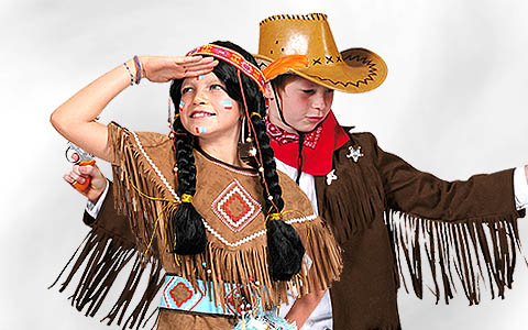 Cowboy & Indianerkostüme