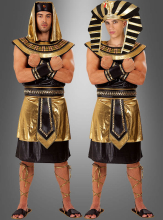 Pharaonen Kostüm gold-schwarz bei » Kostümpalast
