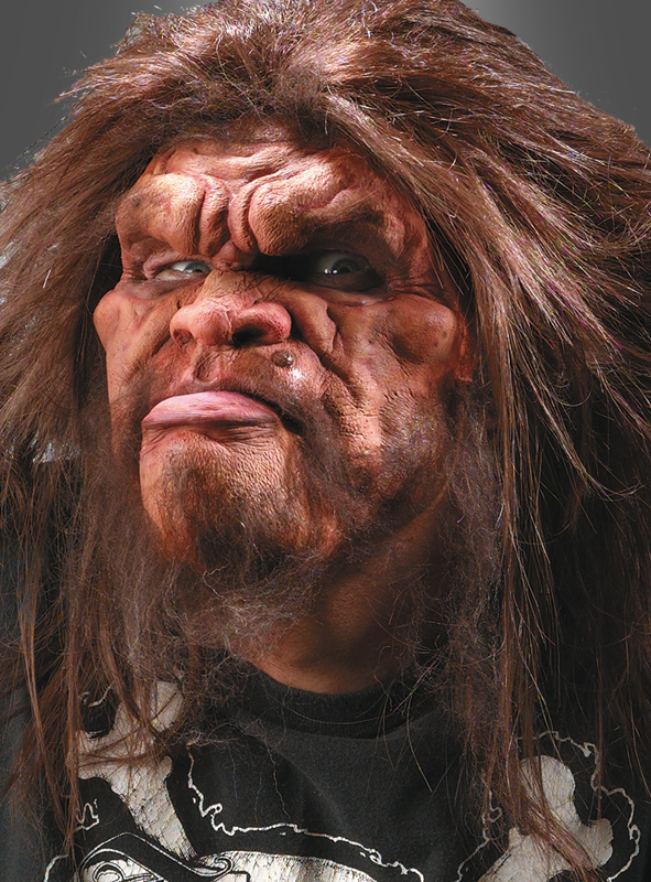 Neandertaler Urmensch FX Latex Prothese Maske