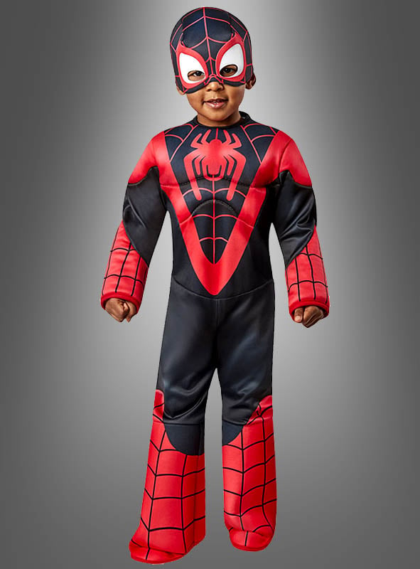 Spiderman Kostüm schwarz-rot für Kinder von Marvel
